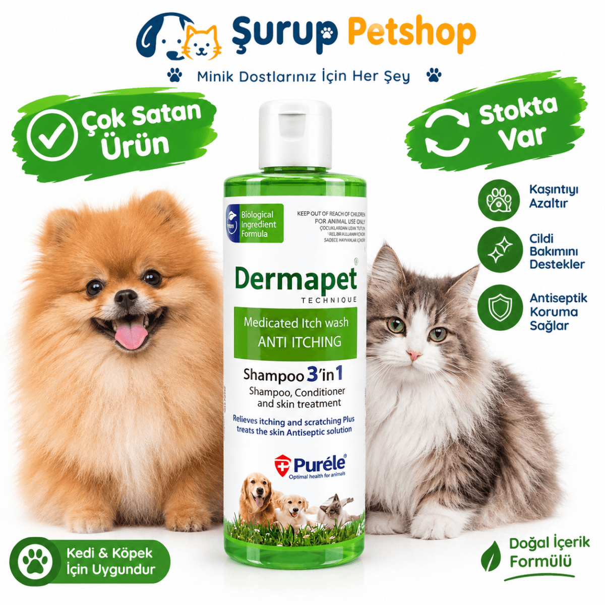 Dermapet Köpek Şampuanı 450 ml