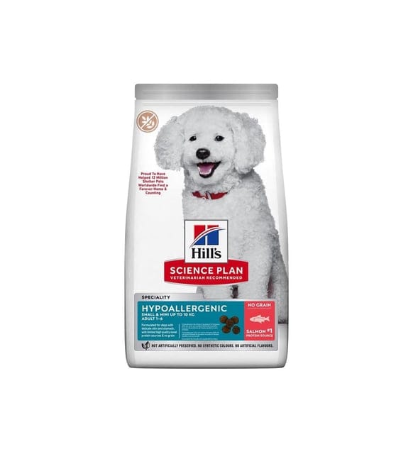 HİLL’S HYPOALERGENIC YETİŞKİN MİNİ IRK SOMONLU MAMA 1,5kg