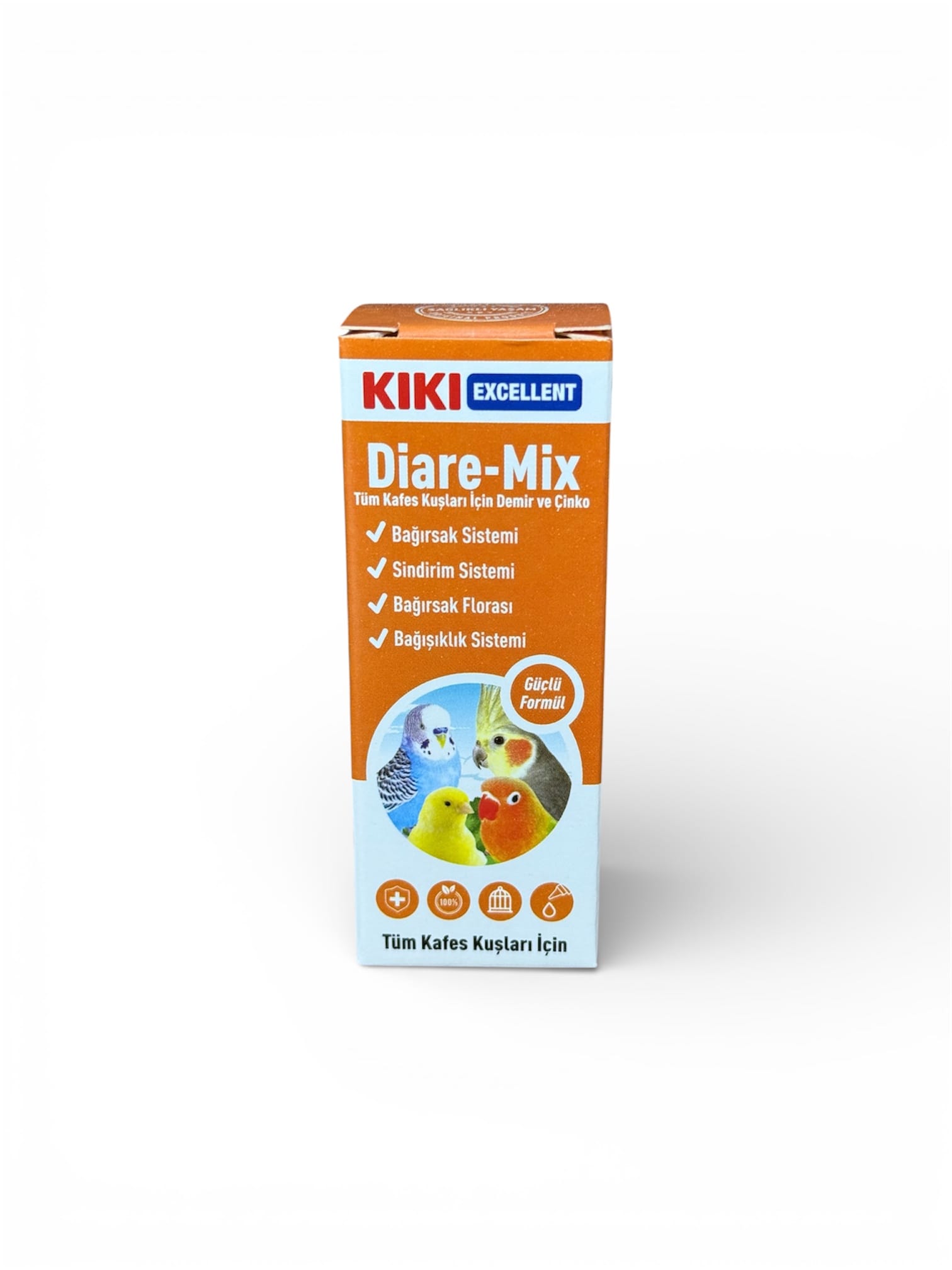 Kıkı Excellent Tüm Kafes Kuşları İçin Demir ve Çinko