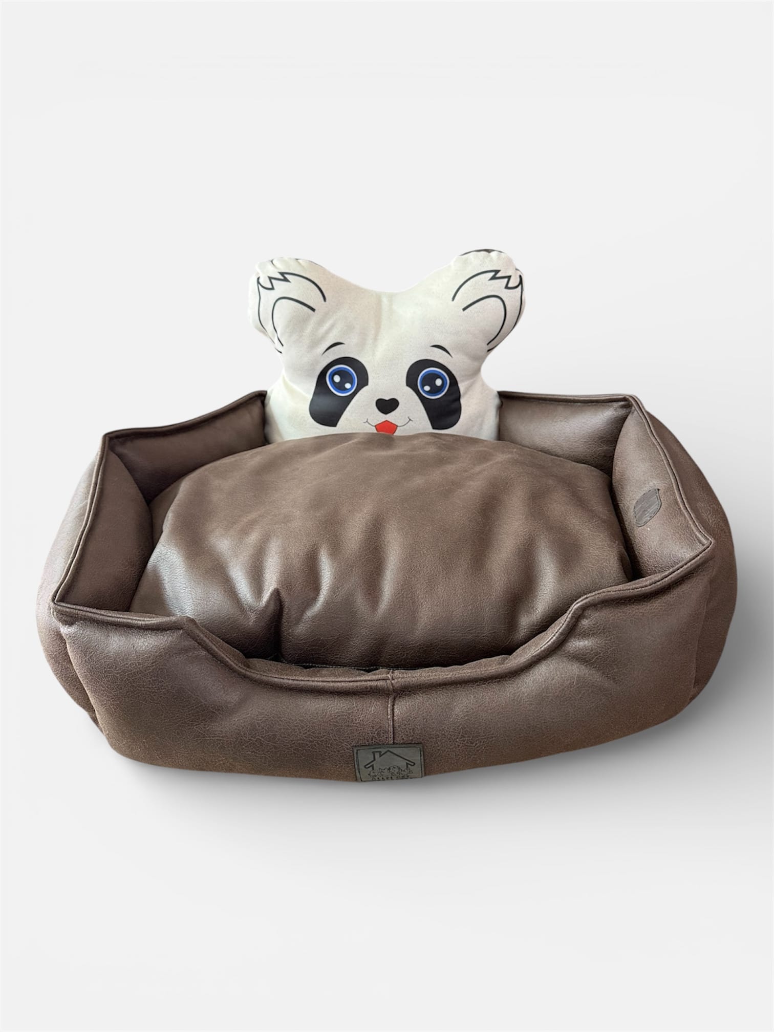 Allfipet Kedi Köpek Yatağı Büyük 50/60cm Koyu Kahve