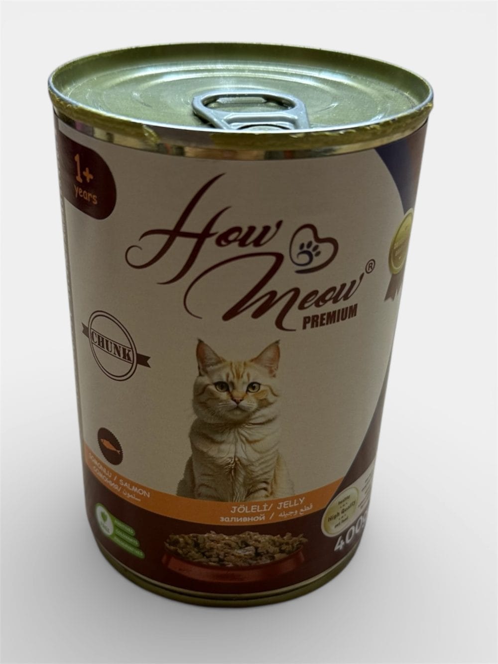 How Meaw Premıum Somonlu Yetişkin Kedi Yaş Mama 400gr