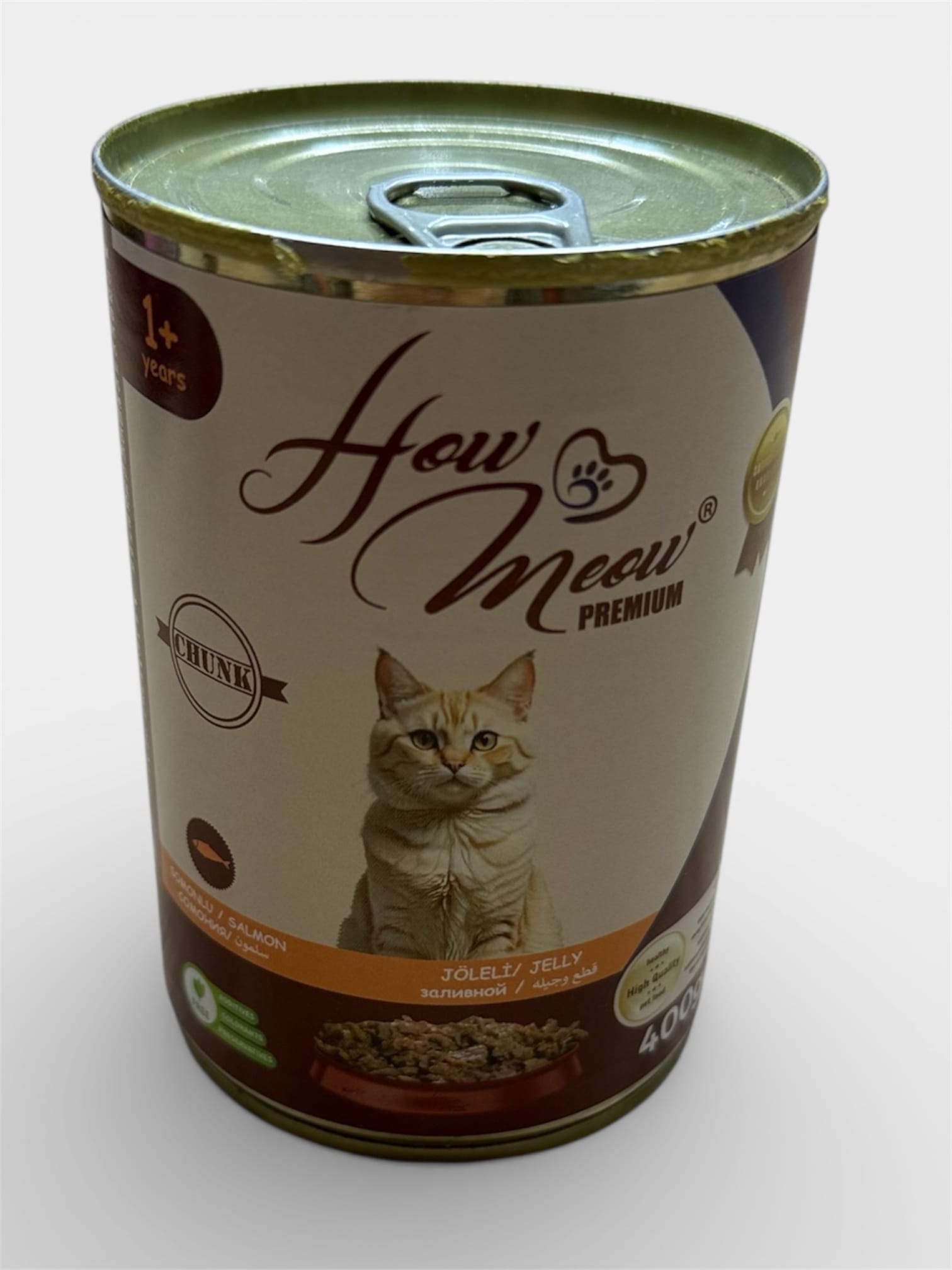 How Meaw Premıum Somonlu Yetişkin Kedi Yaş Mama 400gr