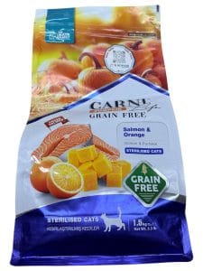 CARNI PUMPKIN GRAIN FREE KISIRLAŞTIRILMIŞ KEDİ MAMASI SOMON&PORTAKAL 1,5kg