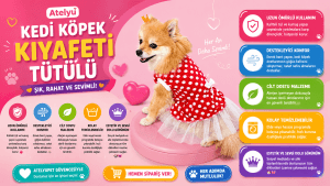 Atelyu Kedi Köpek Kıyafeti Tütülü