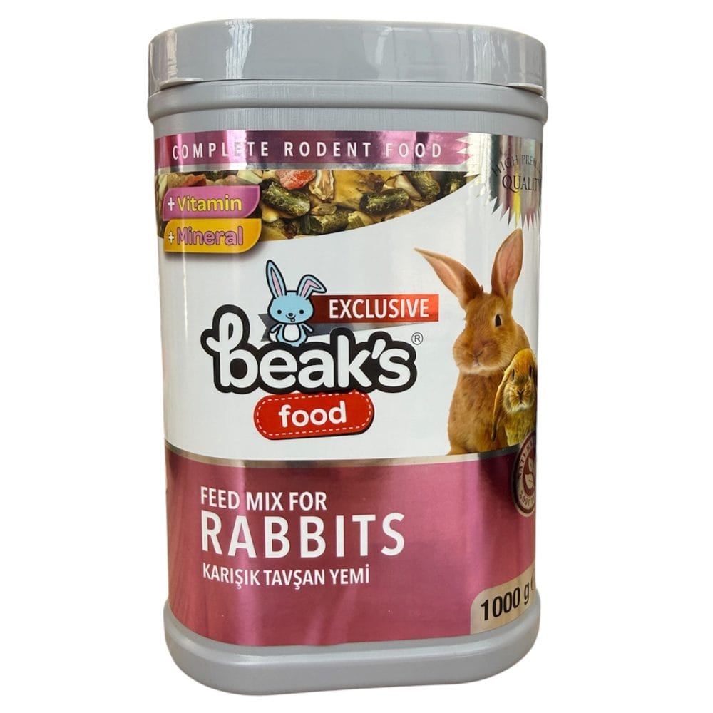 Beak's KARIŞIK TAVŞAN YEMİ (1000gr)