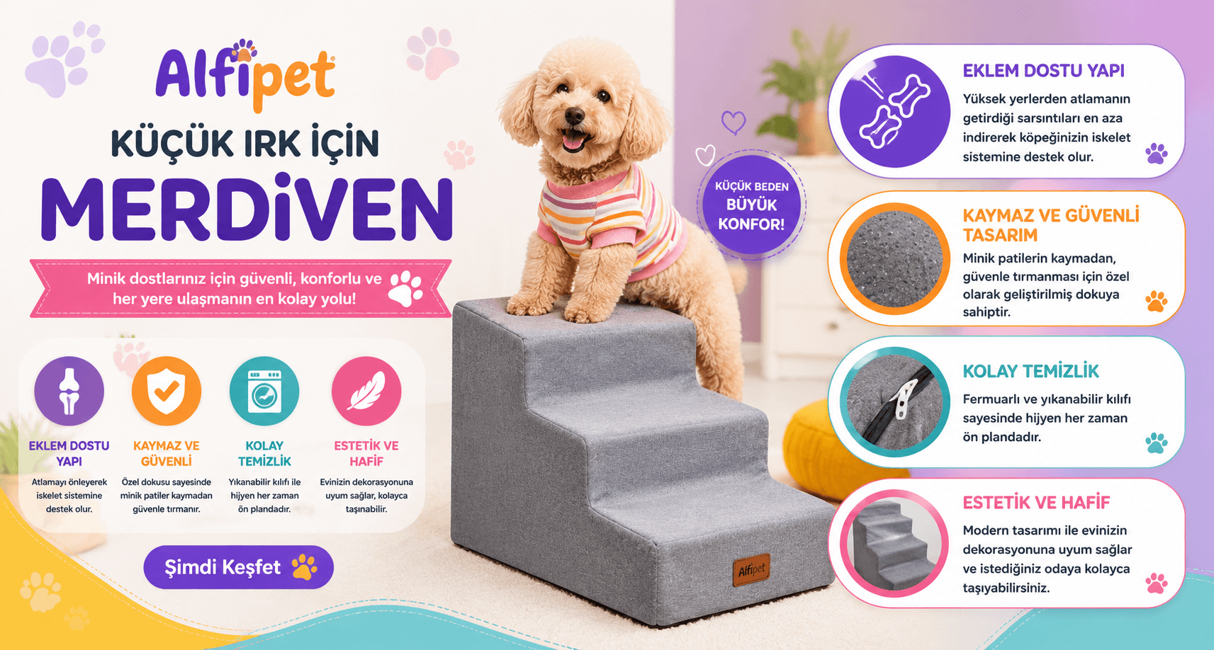 Alfipet Küçük Irk İçin Merdiven ürün görseli
