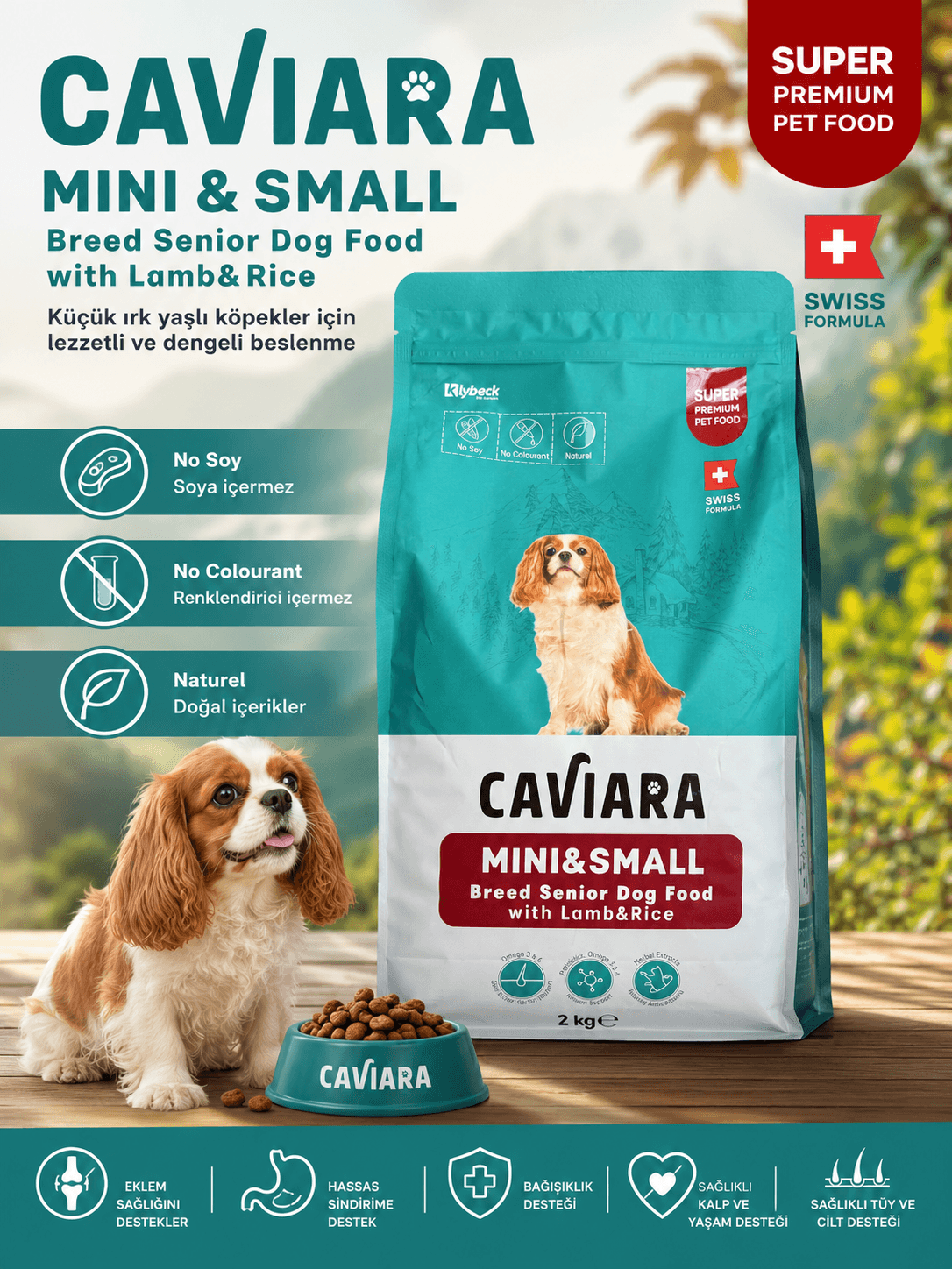CAVIARA MINI&SMALL KUZU KÖPEK MAMASI ürün görseli