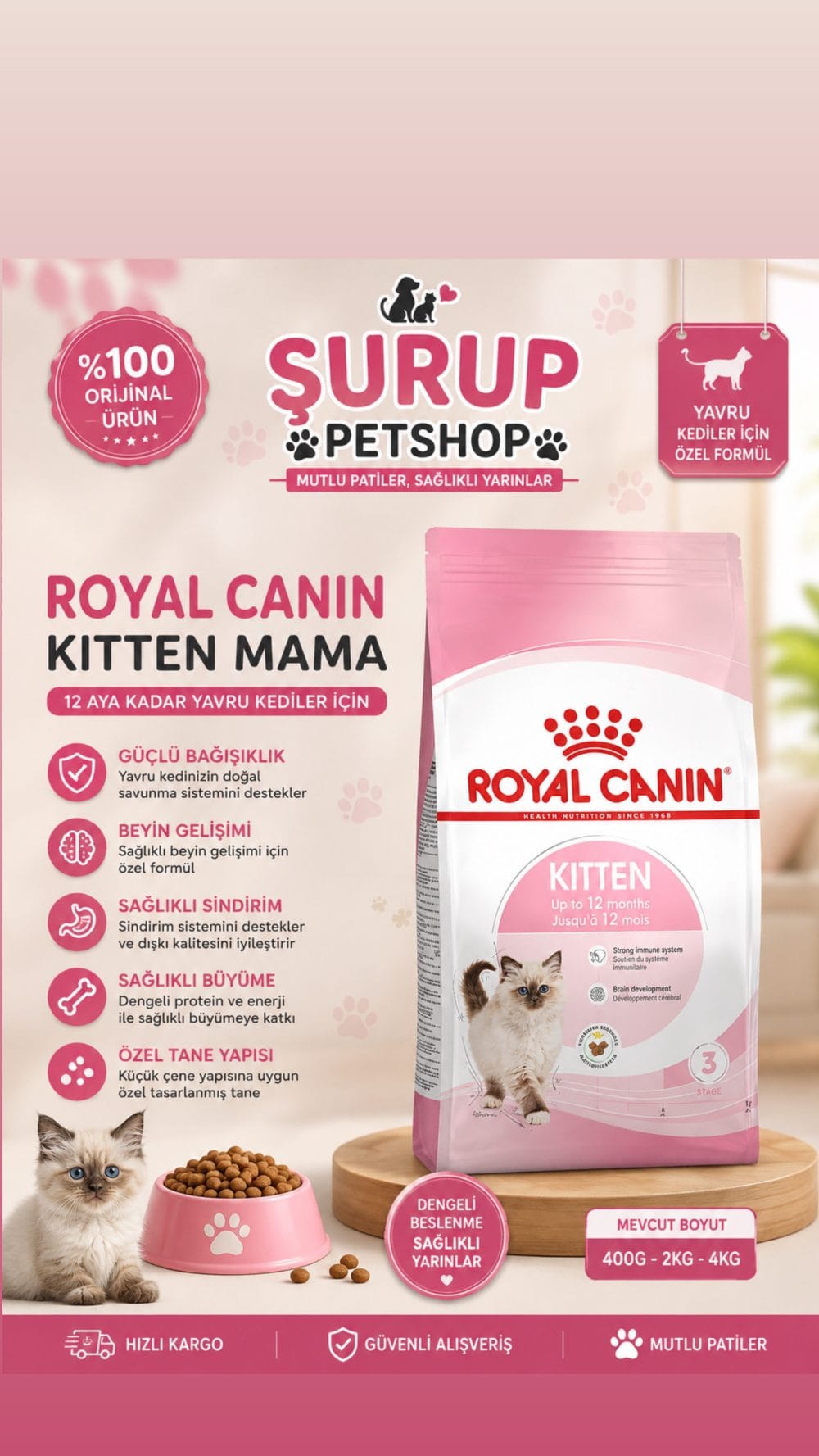 Royal Canin Yavru Kedi Maması 10 kg