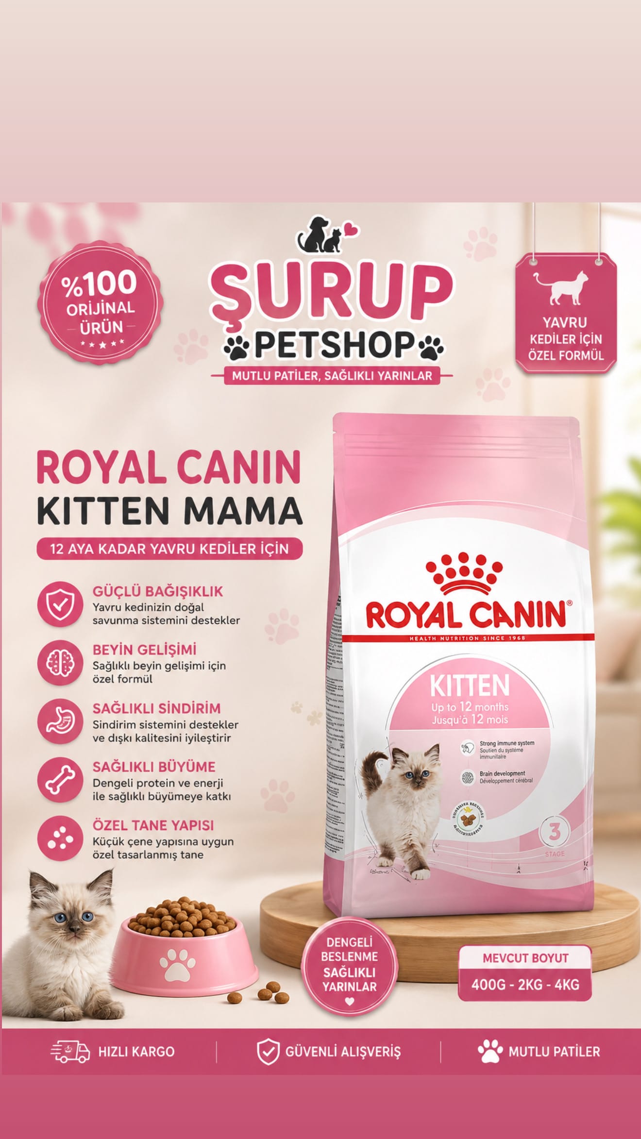 Royal Canin Yavru Kedi Maması 10 kg