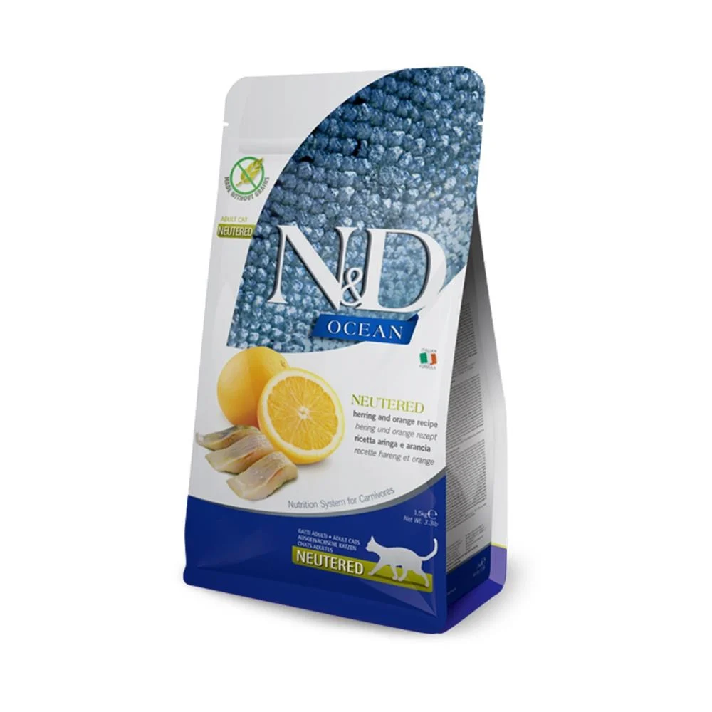 N&D Ocean Kısır Kedi 1,5 kg