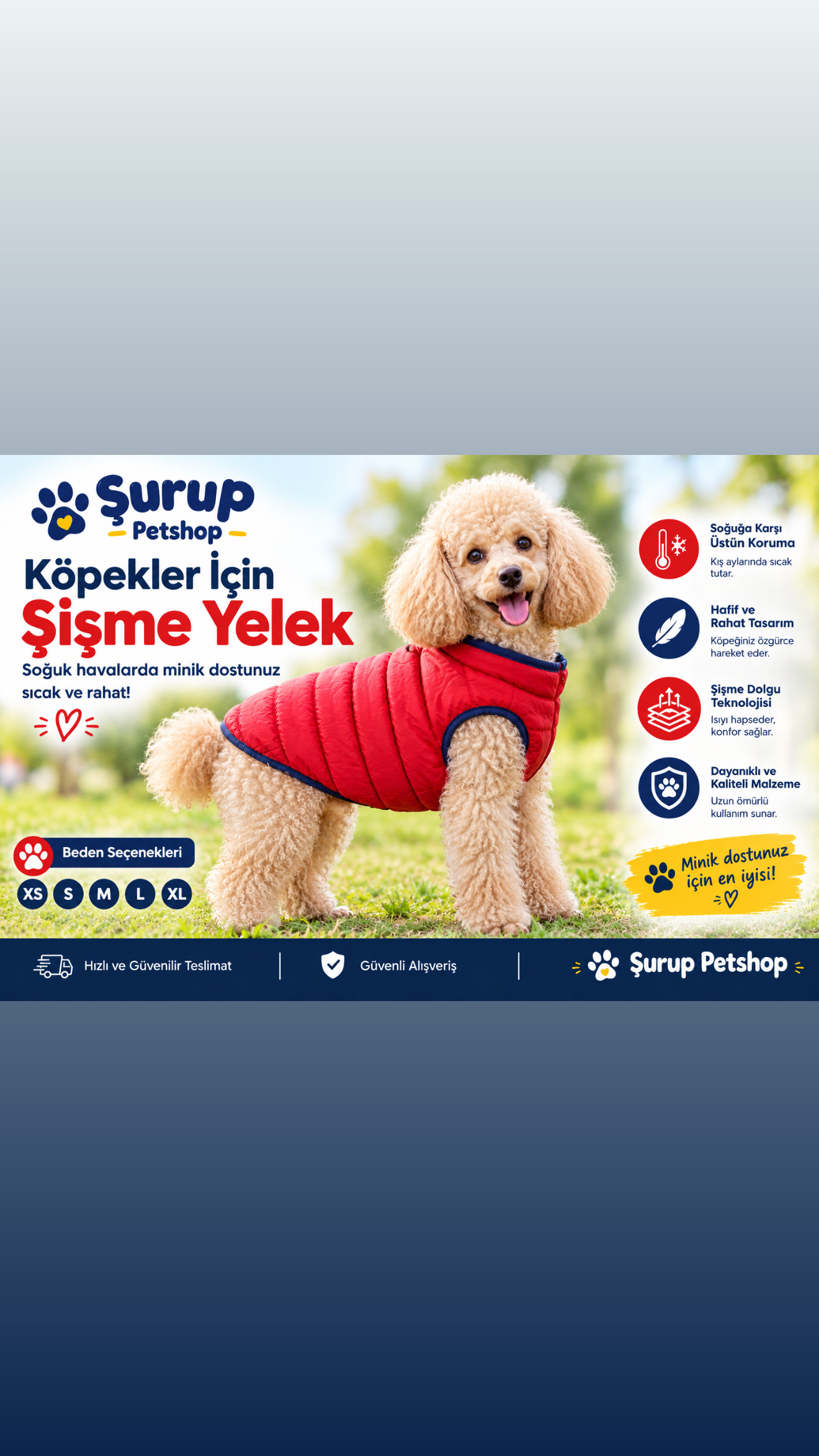 Şişme Köpek Yeleği