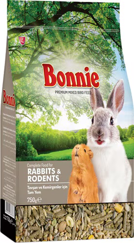 Bonnie Tavşan ve Kemirgenler için Tam Yem