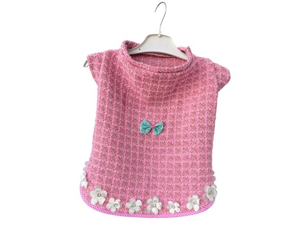 Köpek Elbisesi Pembe Şık Tasarım ( L beden )